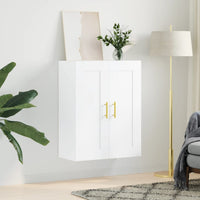 Thumbnail for Wandschrank Weiß 69,5x34x90 cm Holzwerkstoff