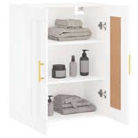 Thumbnail for Wandschrank Weiß 69,5x34x90 cm Holzwerkstoff