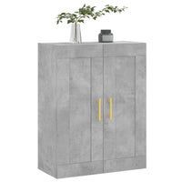Thumbnail for Wandschrank Betongrau 69,5x34x90 cm Holzwerkstoff