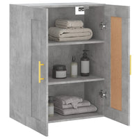 Thumbnail for Wandschrank Betongrau 69,5x34x90 cm Holzwerkstoff