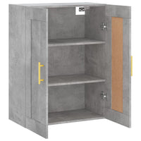 Thumbnail for Wandschrank Betongrau 69,5x34x90 cm Holzwerkstoff