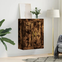 Thumbnail for Wandschrank Räuchereiche 69,5x34x90 cm Holzwerkstoff