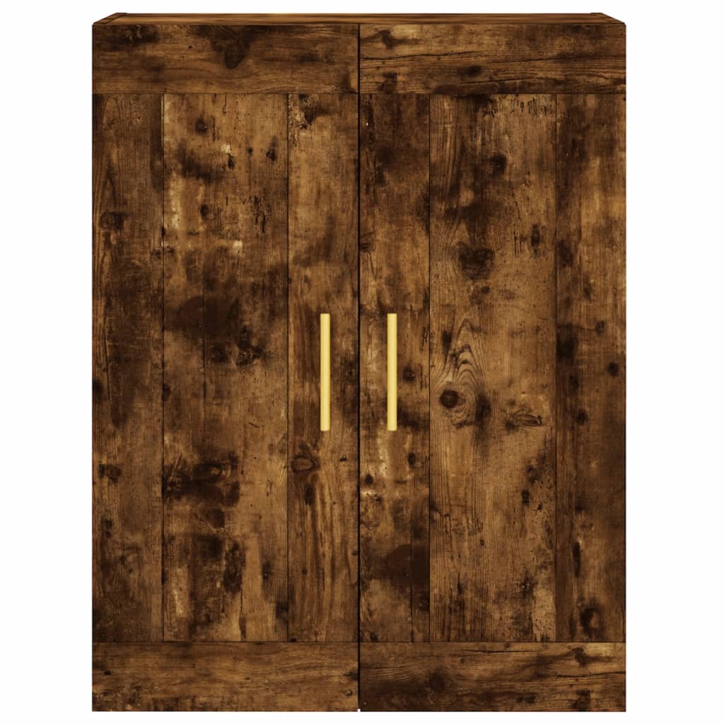 Wandschrank Räuchereiche 69,5x34x90 cm Holzwerkstoff