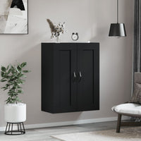 Thumbnail for Wandschrank Schwarz 69,5x34x90 cm Holzwerkstoff