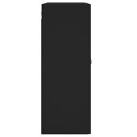Thumbnail for Wandschrank Schwarz 69,5x34x90 cm Holzwerkstoff