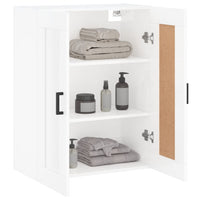 Thumbnail for Wandschrank Hochglanz-Weiß 69,5x34x90 cm Holzwerkstoff