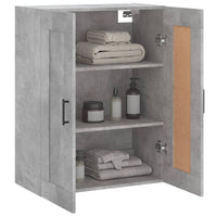 Thumbnail for Wandschrank Betongrau 69,5x34x90 cm Holzwerkstoff