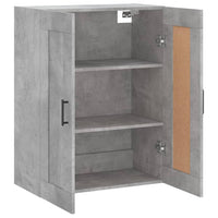Thumbnail for Wandschrank Betongrau 69,5x34x90 cm Holzwerkstoff