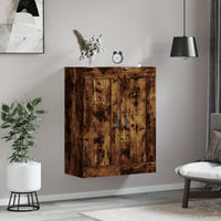 Thumbnail for Wandschrank Räuchereiche 69,5x34x90 cm Holzwerkstoff