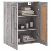 Thumbnail for Wandschrank Grau Sonoma 69,5x34x90 cm Holzwerkstoff