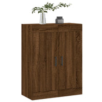 Thumbnail for Wandschrank Braun Eichen-Optik 69,5x34x90 cm Holzwerkstoff