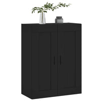 Thumbnail for Wandschrank Schwarz 69,5x34x90 cm Holzwerkstoff