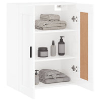 Thumbnail for Wandschrank Hochglanz-Weiß 69,5x34x90 cm Holzwerkstoff