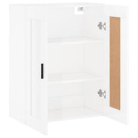 Thumbnail for Wandschrank Hochglanz-Weiß 69,5x34x90 cm Holzwerkstoff