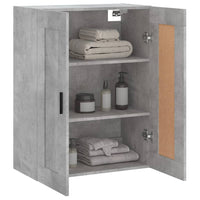 Thumbnail for Wandschrank Betongrau 69,5x34x90 cm Holzwerkstoff