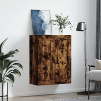 Thumbnail for Wandschrank Räuchereiche 69,5x34x90 cm Holzwerkstoff