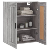 Thumbnail for Wandschrank Grau Sonoma 69,5x34x90 cm Holzwerkstoff