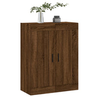 Thumbnail for Wandschrank Braun Eichen-Optik 69,5x34x90 cm Holzwerkstoff
