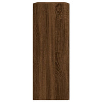 Thumbnail for Wandschrank Braun Eichen-Optik 69,5x34x90 cm Holzwerkstoff