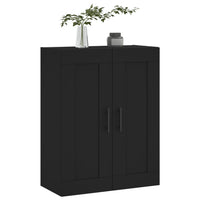 Thumbnail for Wandschrank Schwarz 69,5x34x90 cm Holzwerkstoff