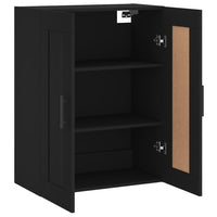 Thumbnail for Wandschrank Schwarz 69,5x34x90 cm Holzwerkstoff