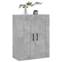 Thumbnail for Wandschrank Betongrau 69,5x34x90 cm Holzwerkstoff