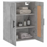 Thumbnail for Wandschrank Betongrau 69,5x34x90 cm Holzwerkstoff