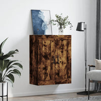 Thumbnail for Wandschrank Räuchereiche 69,5x34x90 cm Holzwerkstoff