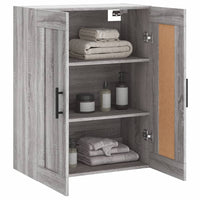 Thumbnail for Wandschrank Grau Sonoma 69,5x34x90 cm Holzwerkstoff