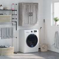 Thumbnail for Wandschrank Grau Sonoma 69,5x34x90 cm Holzwerkstoff