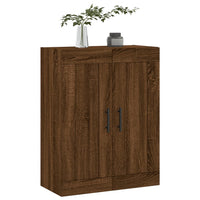 Thumbnail for Wandschrank Braun Eichen-Optik 69,5x34x90 cm Holzwerkstoff