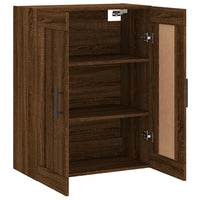 Thumbnail for Wandschrank Braun Eichen-Optik 69,5x34x90 cm Holzwerkstoff
