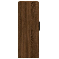 Thumbnail for Wandschrank Braun Eichen-Optik 69,5x34x90 cm Holzwerkstoff