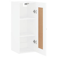 Thumbnail for Wandschrank Weiß 34,5x34x90 cm Holzwerkstoff