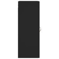 Thumbnail for Wandschrank Schwarz 34,5x34x90 cm Holzwerkstoff