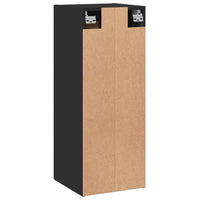 Thumbnail for Wandschrank Schwarz 34,5x34x90 cm Holzwerkstoff