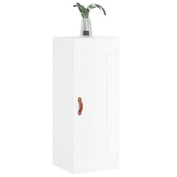 Thumbnail for Wandschrank Hochglanz-Weiß 34,5x34x90 cm Holzwerkstoff