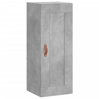 Thumbnail for Wandschrank Betongrau 34,5x34x90 cm Holzwerkstoff