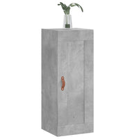 Thumbnail for Wandschrank Betongrau 34,5x34x90 cm Holzwerkstoff