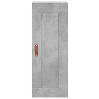 Thumbnail for Wandschrank Betongrau 34,5x34x90 cm Holzwerkstoff