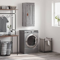 Thumbnail for Wandschrank Grau Sonoma 34,5x34x90 cm Holzwerkstoff