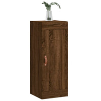 Thumbnail for Wandschrank Braun Eichen-Optik 34,5x34x90 cm Holzwerkstoff