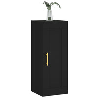 Thumbnail for Wandschrank Schwarz 34,5x34x90 cm Holzwerkstoff