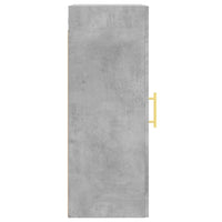 Thumbnail for Wandschrank Betongrau 34,5x34x90 cm Holzwerkstoff