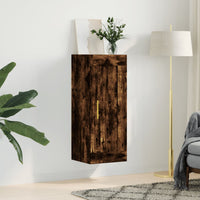 Thumbnail for Wandschrank Räuchereiche 34,5x34x90 cm Holzwerkstoff