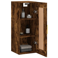 Thumbnail for Wandschrank Räuchereiche 34,5x34x90 cm Holzwerkstoff