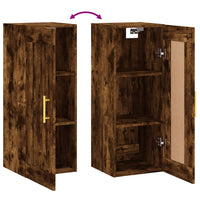 Thumbnail for Wandschrank Räuchereiche 34,5x34x90 cm Holzwerkstoff