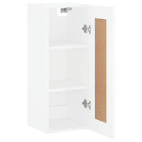 Thumbnail for Wandschrank Weiß 34,5x34x90 cm Holzwerkstoff