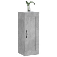 Thumbnail for Wandschrank Betongrau 34,5x34x90 cm Holzwerkstoff