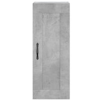 Thumbnail for Wandschrank Betongrau 34,5x34x90 cm Holzwerkstoff